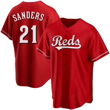 Deion Sanders Autographed Cincinnati Reds Pro Style Jersey- Beckett W – The  Jersey Source