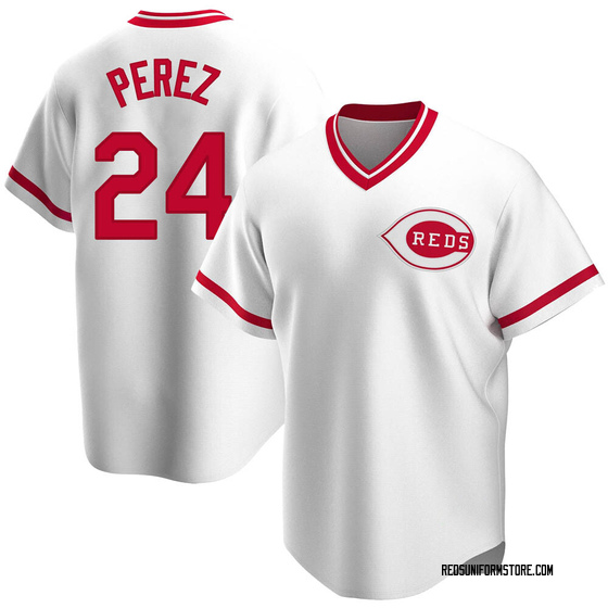 Dave Concepcion Men's Cincinnati Reds Throwback Jersey - Grey Replica