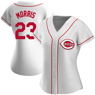 Hal Morris Women's Cincinnati Reds Road Jersey - Gray Authentic